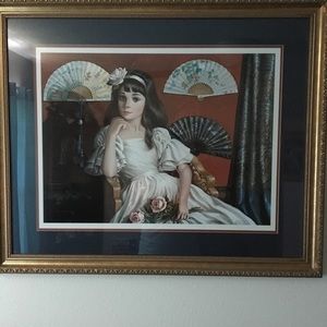 Pati Bannister framed print, Soirée